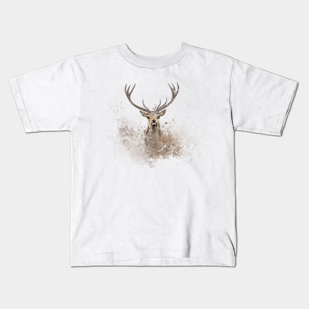 Deer Kids T-Shirt by CoconuTacha